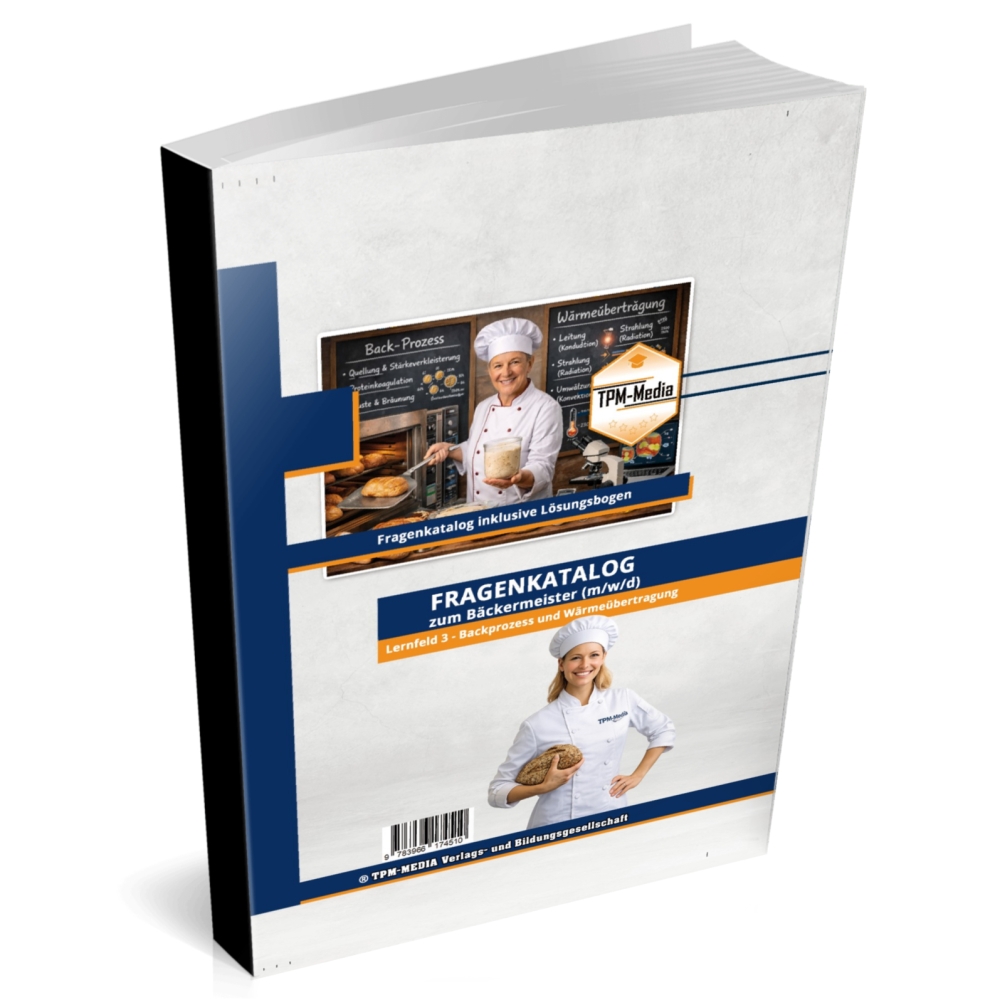 Bild 1 von Bäckermeister (m/w/d) -Lernfeld 3 - Backprozess & Wärmeübertragung (Bucht-/Printversion)